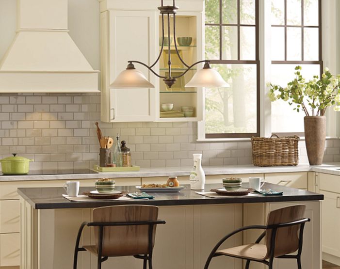 granite countertops in a stylish kitchen